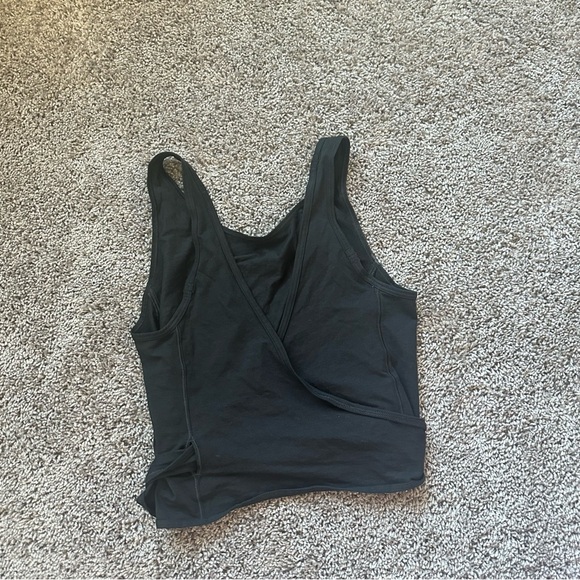 Lululemon Athletica Black Wrap Tank Top - Picture 2 of 5